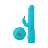 Evolved Bunny Hop Thrusting Rabbit Vibrator Teal Evolved Bunny Hop Thrusting Rabbit Vibrator Teal
