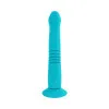 Evolved Bunny Hop Thrusting Rabbit Vibrator Teal Evolved Bunny Hop Thrusting Rabbit Vibrator Teal