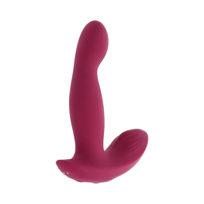 Evolved Come On Over Remote Controlled Come Hither Vibrator Burgundy