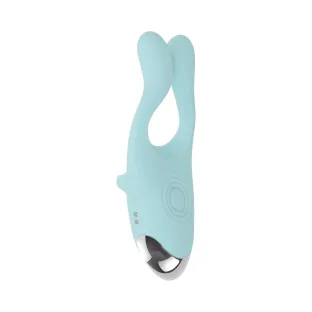 Couples Therapy Flexible Arm Tapping Finger Vibrator Mint