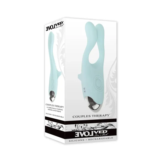 Couples Therapy Flexible Arm Tapping Finger Vibrator Mint