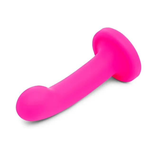 Together Pop 5.5 Inch Silicone Dildo & Harness Set – Pink