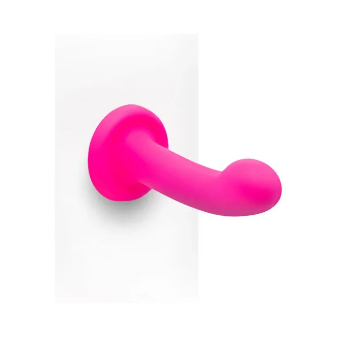 Together Pop 5.5 Inch Silicone Dildo & Harness Set – Pink