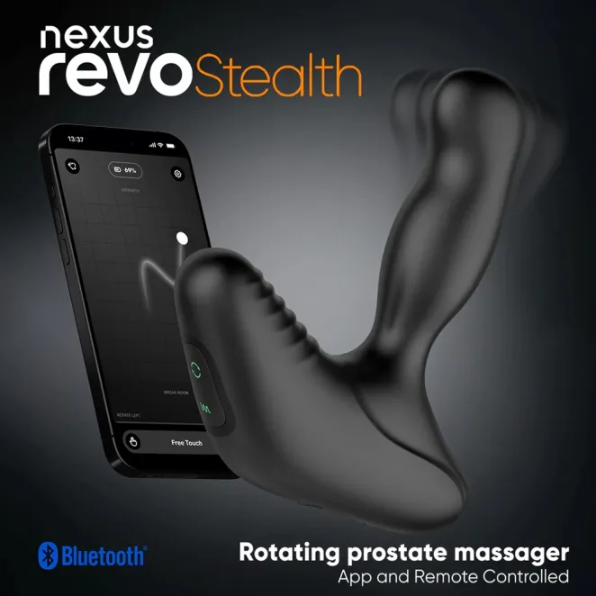 Nexus Revo Stealth App Controlled Rotating & Vibrating Prostate Massager