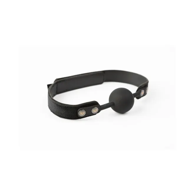SEI MIO Strictly Come Quietly Soft Strap Silicone Ball Gag