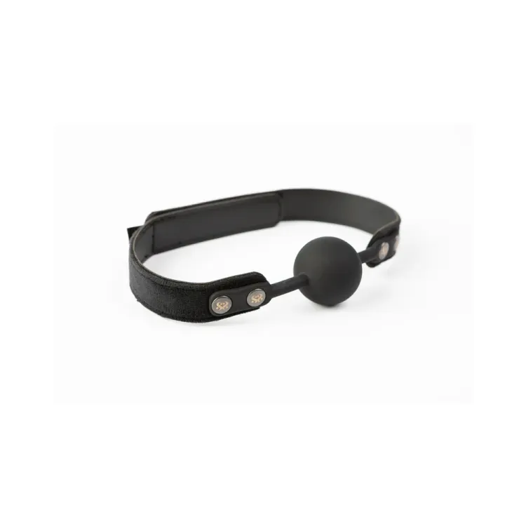 SEI MIO Strictly Come Quietly Soft Strap Silicone Ball Gag SEI MIO Strictly Come Quietly Soft Strap Silicone Ball Gag