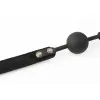 SEI MIO Strictly Come Quietly Soft Strap Silicone Ball Gag SEI MIO Strictly Come Quietly Soft Strap Silicone Ball Gag