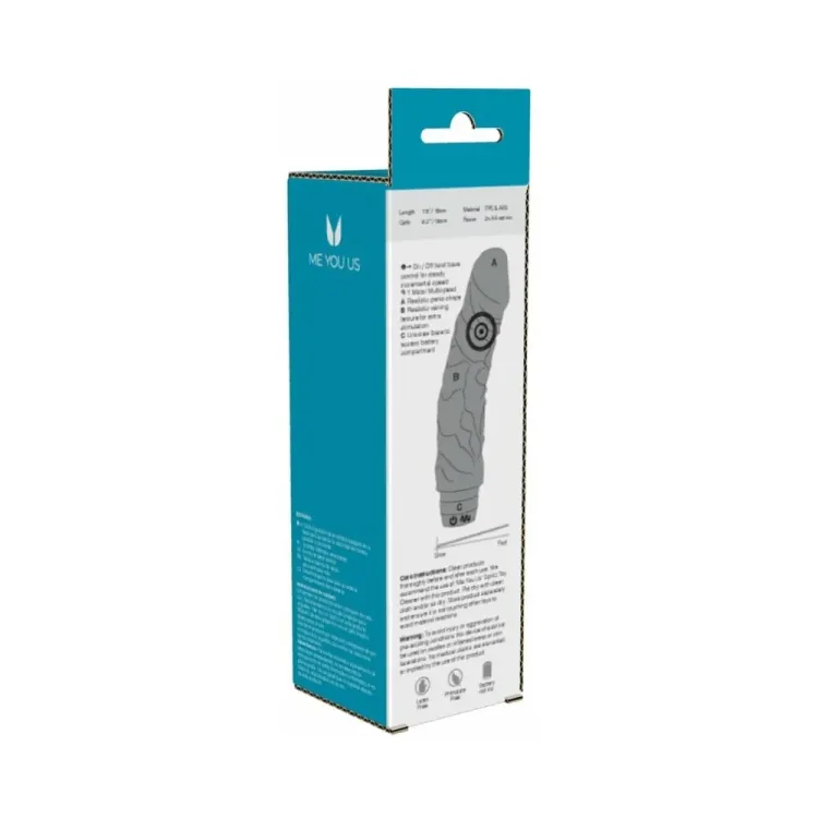 7.5 in. Rambo Realistic Vibrator Black 7.5 in. Rambo Realistic Vibrator Black