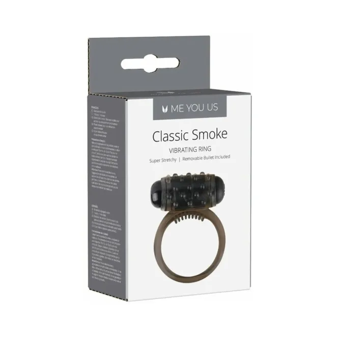 Classic Smoke Vibrating Couples Cock Ring