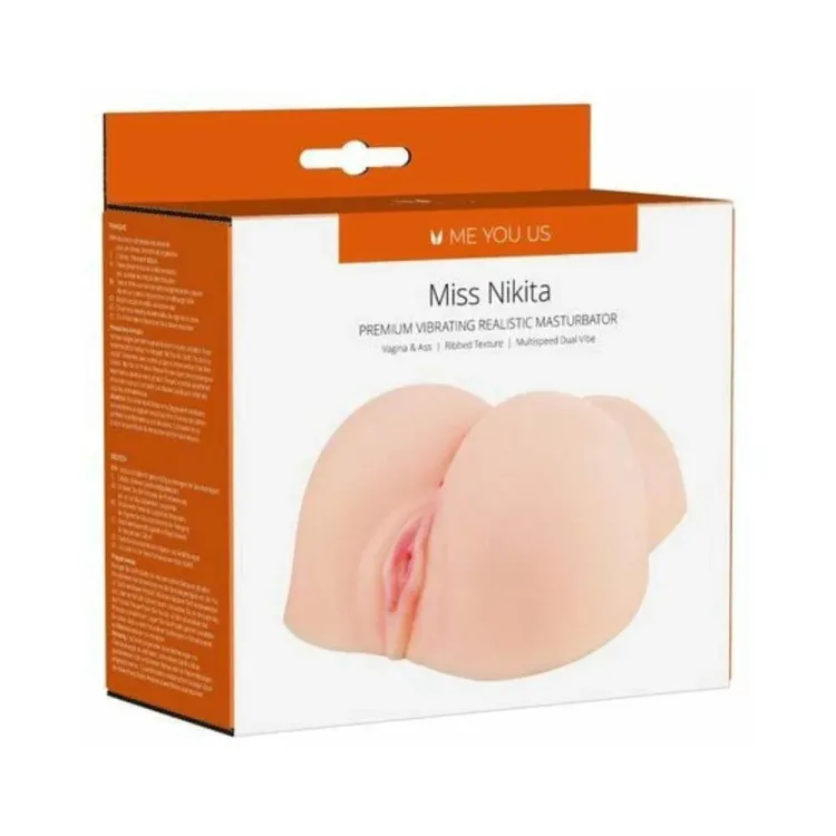Miss Nikita Premium Vibrating Realistic Masturbator Vanilla Miss Nikita Premium Vibrating Realistic Masturbator Vanilla
