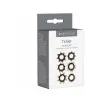 Tickler Cock Ring Ring Set 6-Pc Smoke Tickler Cock Ring Ring Set 6-Pc Smoke