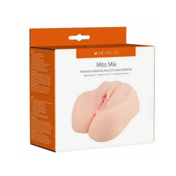 Miss Mia Premium Vibrating Realistic Masturbator Vanilla Miss Mia Premium Vibrating Realistic Masturbator Vanilla