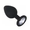 Trio of Jewels 3-Pc Anal Training Plug Set Black Trio of Jewels 3-Pc Anal Training Plug Set Black