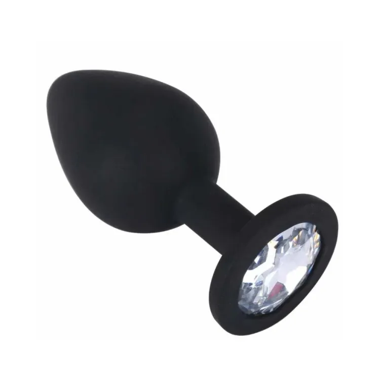 Trio of Jewels 3-Pc Anal Training Plug Set Black Trio of Jewels 3-Pc Anal Training Plug Set Black