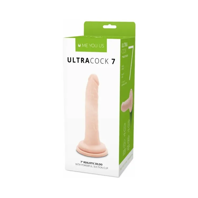 7 in. Ultra Cock Realistic Dildo Vanilla 7 in. Ultra Cock Realistic Dildo Vanilla