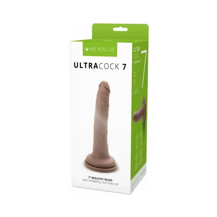 7 in. Me You Us Ultra Cock Realistic Dildo Caramel 7 in. Me You Us Ultra Cock Realistic Dildo Caramel