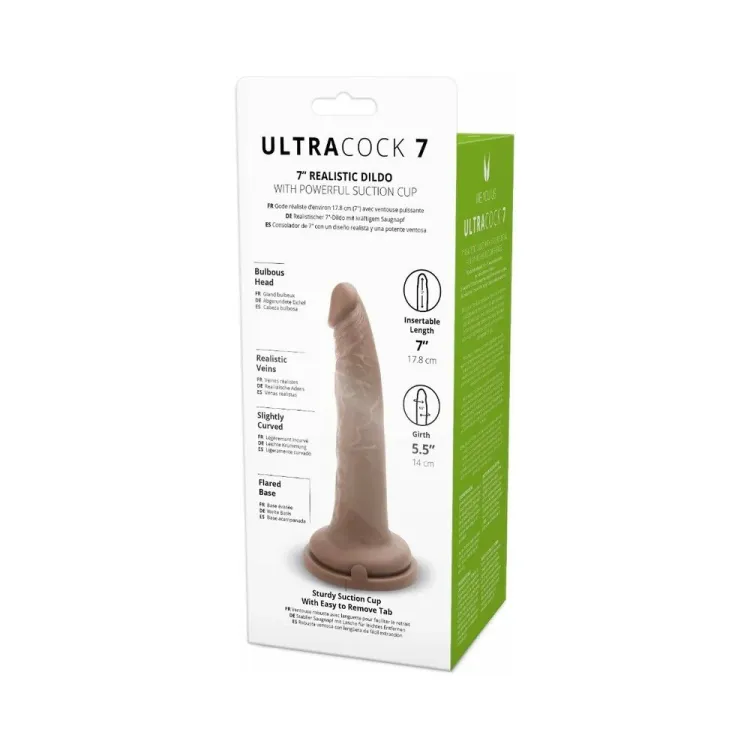 7 in. Me You Us Ultra Cock Realistic Dildo Caramel 7 in. Me You Us Ultra Cock Realistic Dildo Caramel
