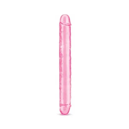 12 in. Double Ended Jelly Dildo Pink