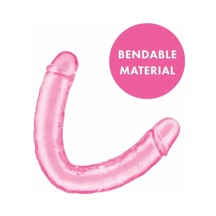 12 in. Double Ended Jelly Dildo Pink 12 in. Double Ended Jelly Dildo Pink