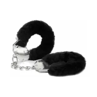 Furry Handcuffs Black