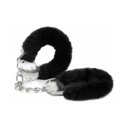 Furry Handcuffs Black