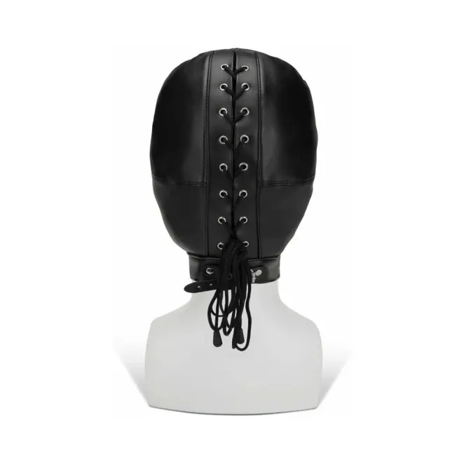 Bondage Hood with Eyes Nose Mouth