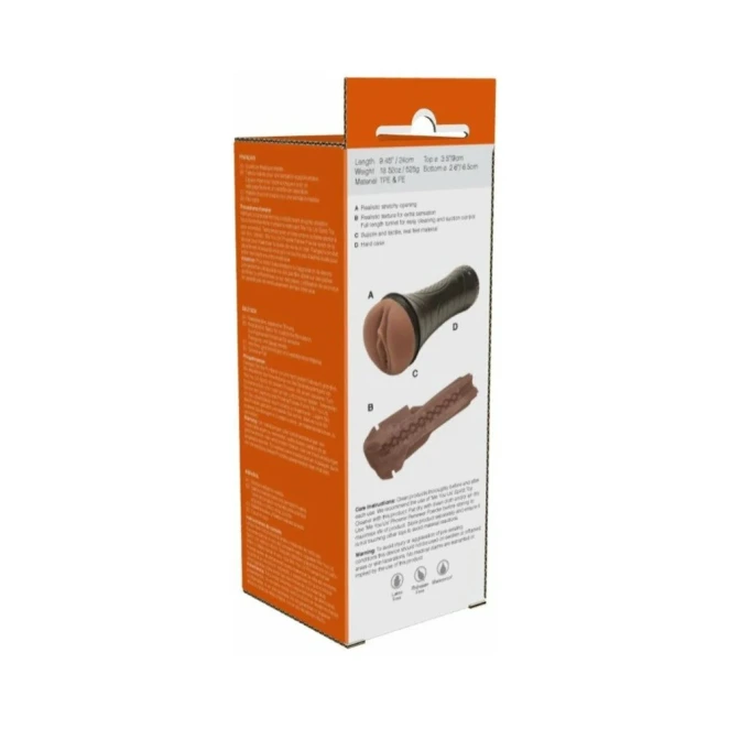 Ultra Realistic Vagina Stroker Caramel
