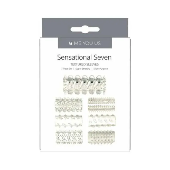 Sensational Seven Textured Sleeves 7-Piece Set