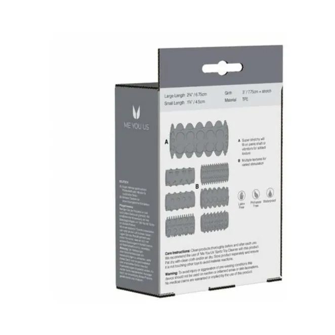 Sensational Seven Textured Sleeves 7-Piece Set