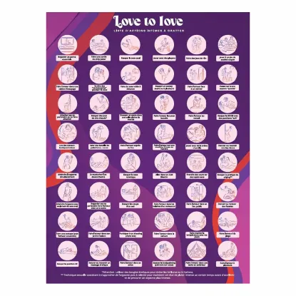 Love To Love Chasing Memories Scratch Off Bucket List