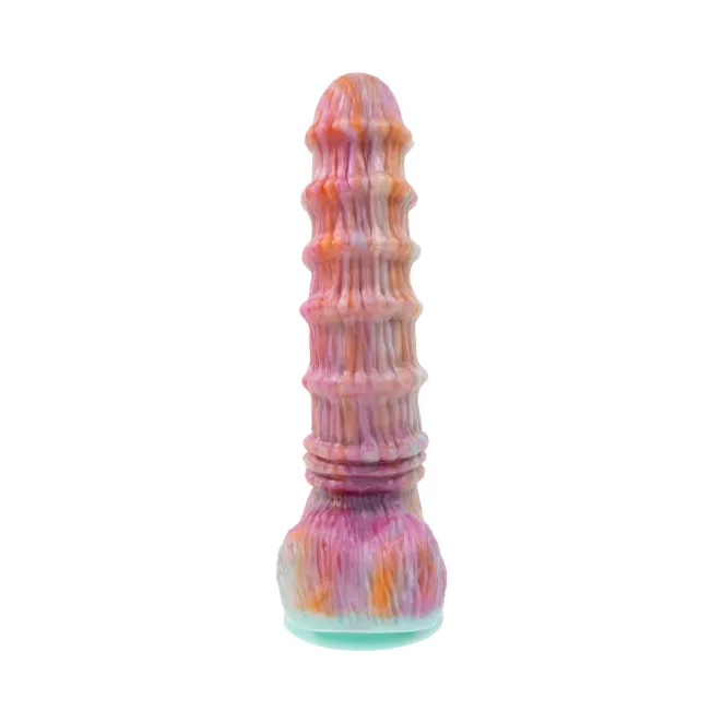 8 Inch. Fantasy Multi Vibrating Dildo with Remote