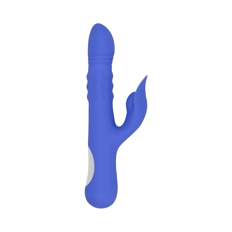 Evolved Pop Goes The O Thrusting Rabbit Vibrator Blue Evolved Pop Goes The O Thrusting Rabbit Vibrator Blue