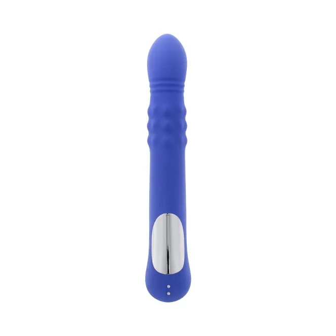 Evolved Pop Goes The O Thrusting Rabbit Vibrator Blue