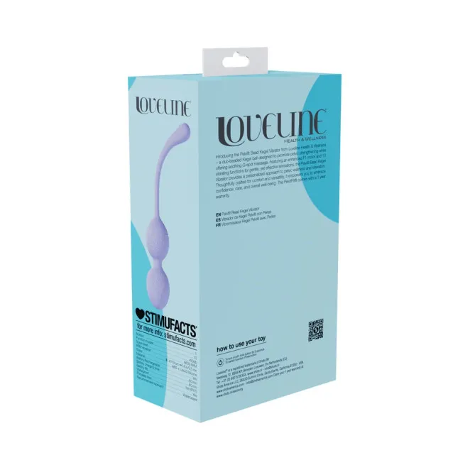 LoveLine PelviFit Beads Kegel Vibe Waterproof Remote Lavender