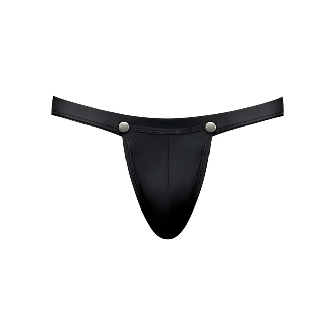Male Power Oh Snap! Snap off Thong Black