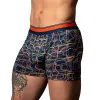 Male Power Soo Cumfy Boxer Brief Navy/Orange