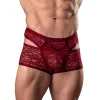 Male Power Lucifer Cutout Short Burgundy