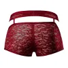 Male Power Lucifer Cutout Short Burgundy