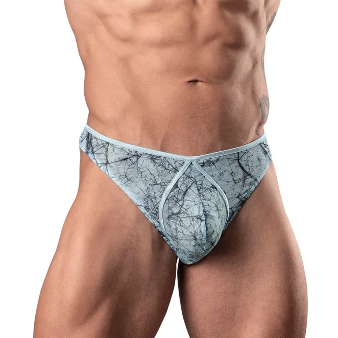 Male Power Marble Mesh Mini Moonshine Silver Blue