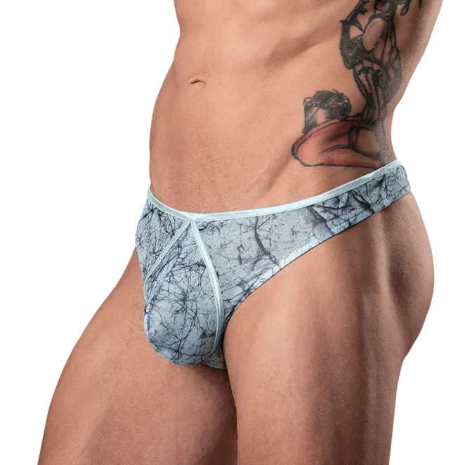 Male Power Marble Mesh Mini Moonshine Silver Blue