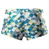 Male Power Cut It Out! Cutout Mini Short Blue/White