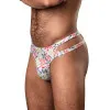 Male Power Cut It Out! Cutout Thong Red/Black