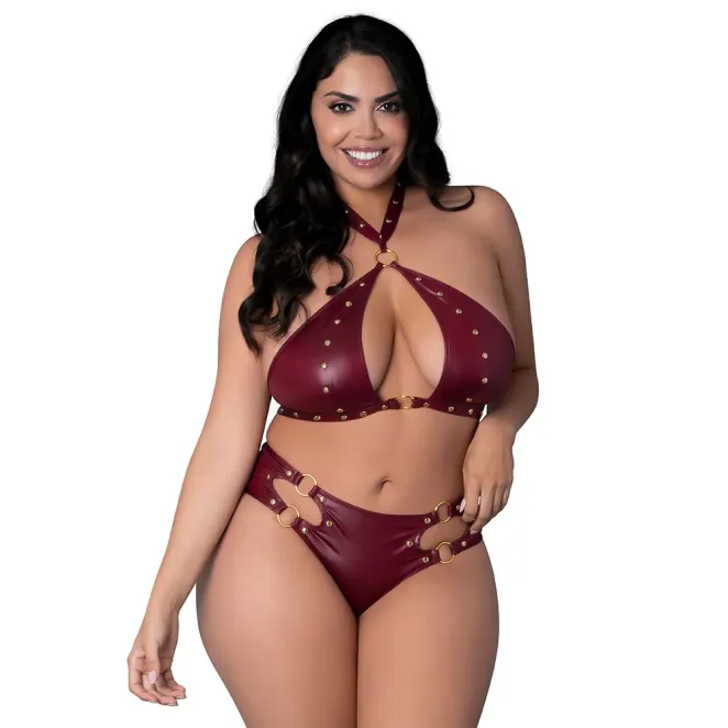 Lust Fetish Juno Burgundy