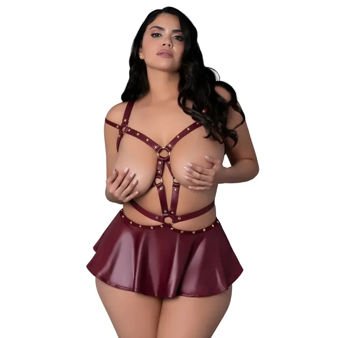 Lust Fetish Iris Burgundy