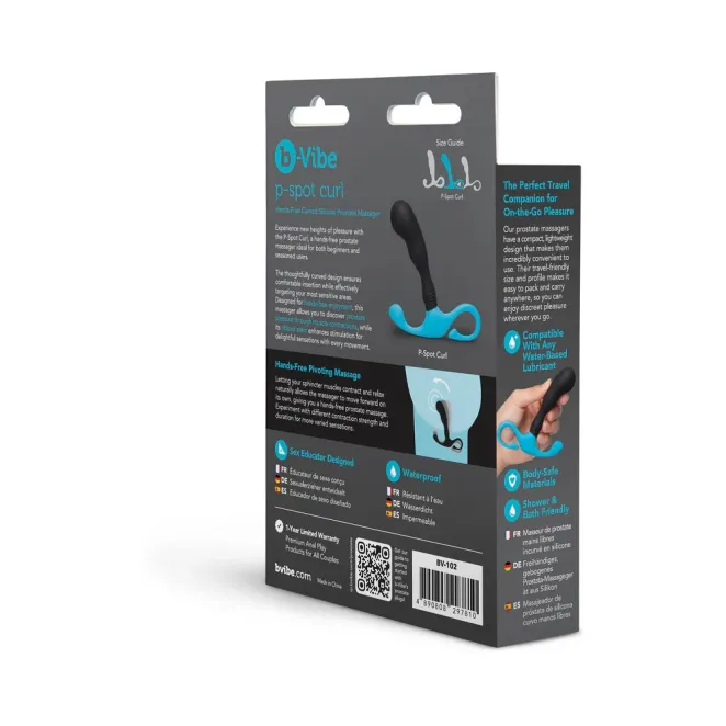 b-Vibe P-Spot Curl Silicone Prostate Massager