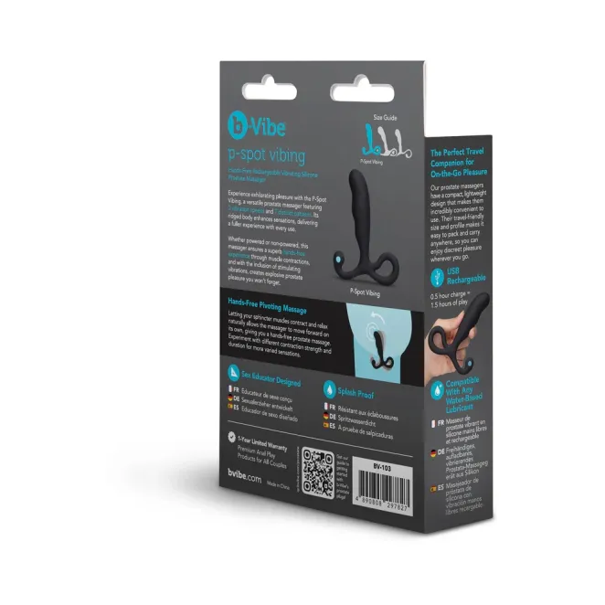 b-Vibe P-Spot Vibing Silicone Prostate Massager