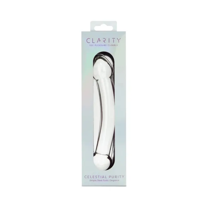 Celestial Purity Slimline G-Spot Sensual Glass Dildo