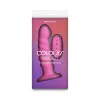 6 Inch Colours Ribbed Swirl Silicone Dildo with Remote
