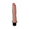 8.5 Inch Silicone Vibrating Realistic Dildo Beige