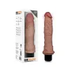 8.5 Inch Silicone Vibrating Realistic Dildo Beige